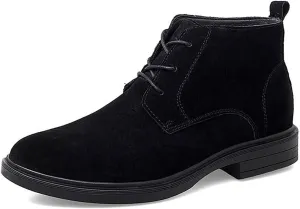 Mens Boots Men's Boots Warm Plush Men's Snow Boots Genuine Leather Men Boots Outdoor Work Ankle Boots Non-slip Walking Shoes