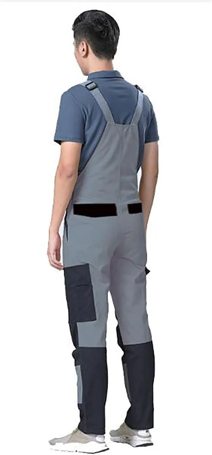 Men's Denim Bib Overalls Mens Relaxed Fit Overalls Workwear With Adjustable Straps And Convenient Tool Suit for Mens Suit
