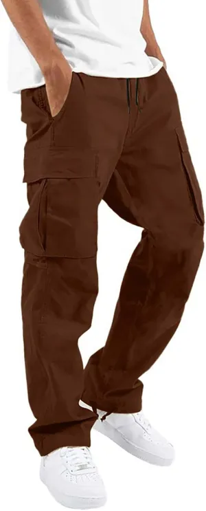 Mens Pants Stocking Sock Winter High Street Fashion Leisure Loose Sports Running Solid Color Lace Up Pants Sweater