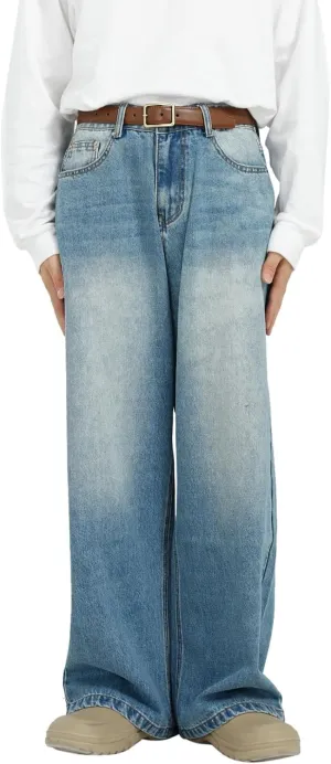 Men's Relaxed Fit Jeans Straight Leg Stretch Comfort Denim Jeans for Men Moccasins