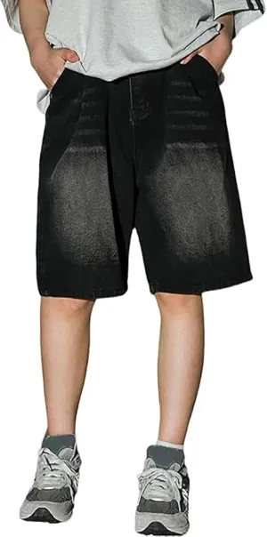 Men's Shorts Baggy Short Jeans Boys Baggy Jeans Boys Jorts Baggy Fit Jeans Shorts Shorts Street Dance Outdoor Shorts Men