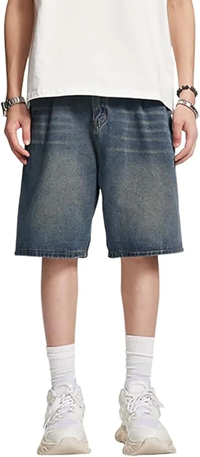 Men's Shorts Baggy Short Jeans Boys Baggy Jeans Boys Jorts Baggy Fit Jeans Shorts Shorts Street Dance Outdoor Shorts Men
