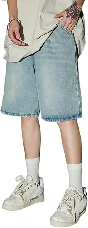 Men's Shorts Baggy Short Jeans Boys Baggy Jeans Boys Jorts Baggy Fit Jeans Shorts Shorts Street Dance Outdoor Shorts Men