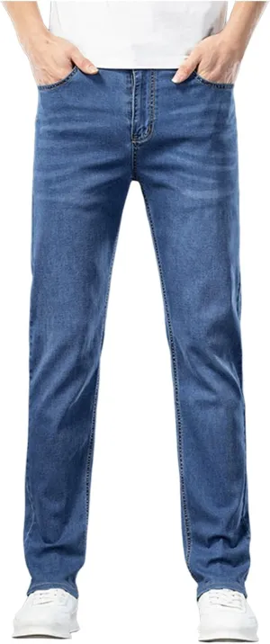 Men's Summer Fashion Slim Jeans Straight Leg Casual Style Pants Men's Clothing E Dark Mens Bikini Underwear
