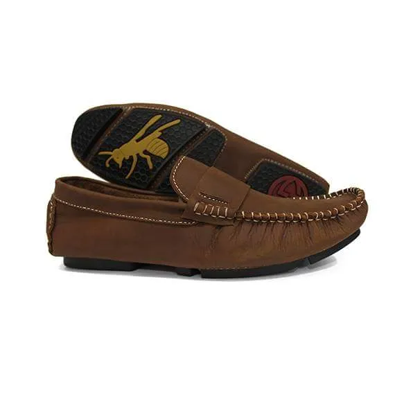 Moccasins For Men Leather Flat Shoes