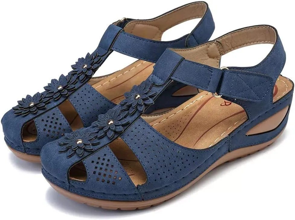 Orthopedic Sandals for Women 2025 Heel Support Orthopedic Woman Sandals Summer Sandalia Ortopedica De Mujer Orthopedic Womens Elastic Strap Flat Sandals Casual Summer Orthopedic Womens Toe Sandals