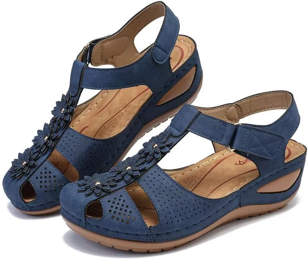 Orthopedic Sandals for Women 2025 Heel Support Orthopedic Woman Sandals Summer Sandalia Ortopedica De Mujer Orthopedic Womens Elastic Strap Flat Sandals Casual Summer Orthopedic Womens Toe Sandals