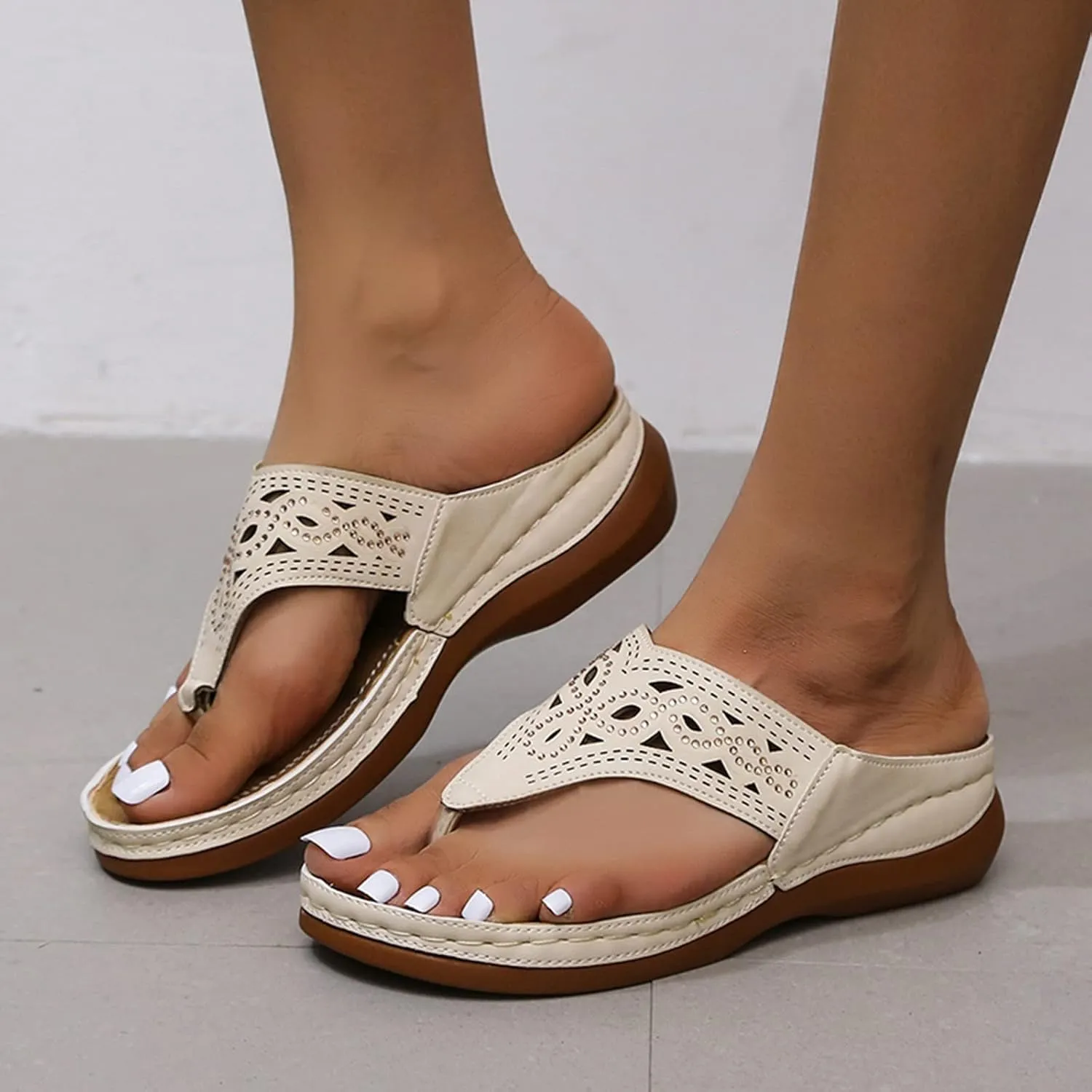 Orthopedic Sandals for Women 2025 Wide Feet Orthotic Beach Sandals for Women Summer Sandals Dressy Orthotic Walking Sandals Women Comfort Beach Orthopedic Cute Summer Sandals for Women 2025