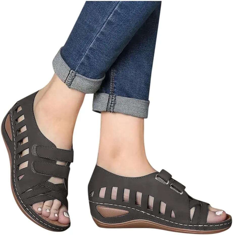 Orthotic Sandals for Women with Arch Support Flip Flops with Arch Support Comfortable Wedge Sandals Walking All Day Sandals Orthopedic for Women