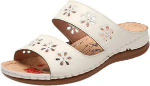 Orthotic Slippers for Plantar Fasciitis Orthopedic Summer Walking Sandals for Women Orthopedic Support Sandal Orthotic Flat Sandals for Womens Dressy Summer Orthopedic Flip Flops Women Wide