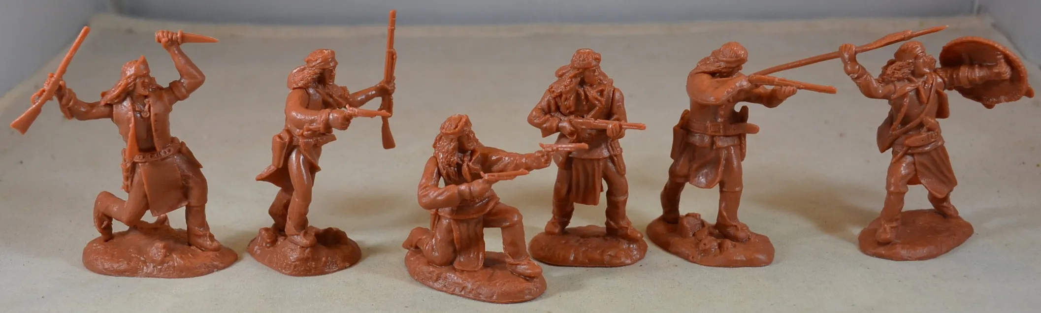 Paragon Apache Indian Warriors Set 2 Red Brown