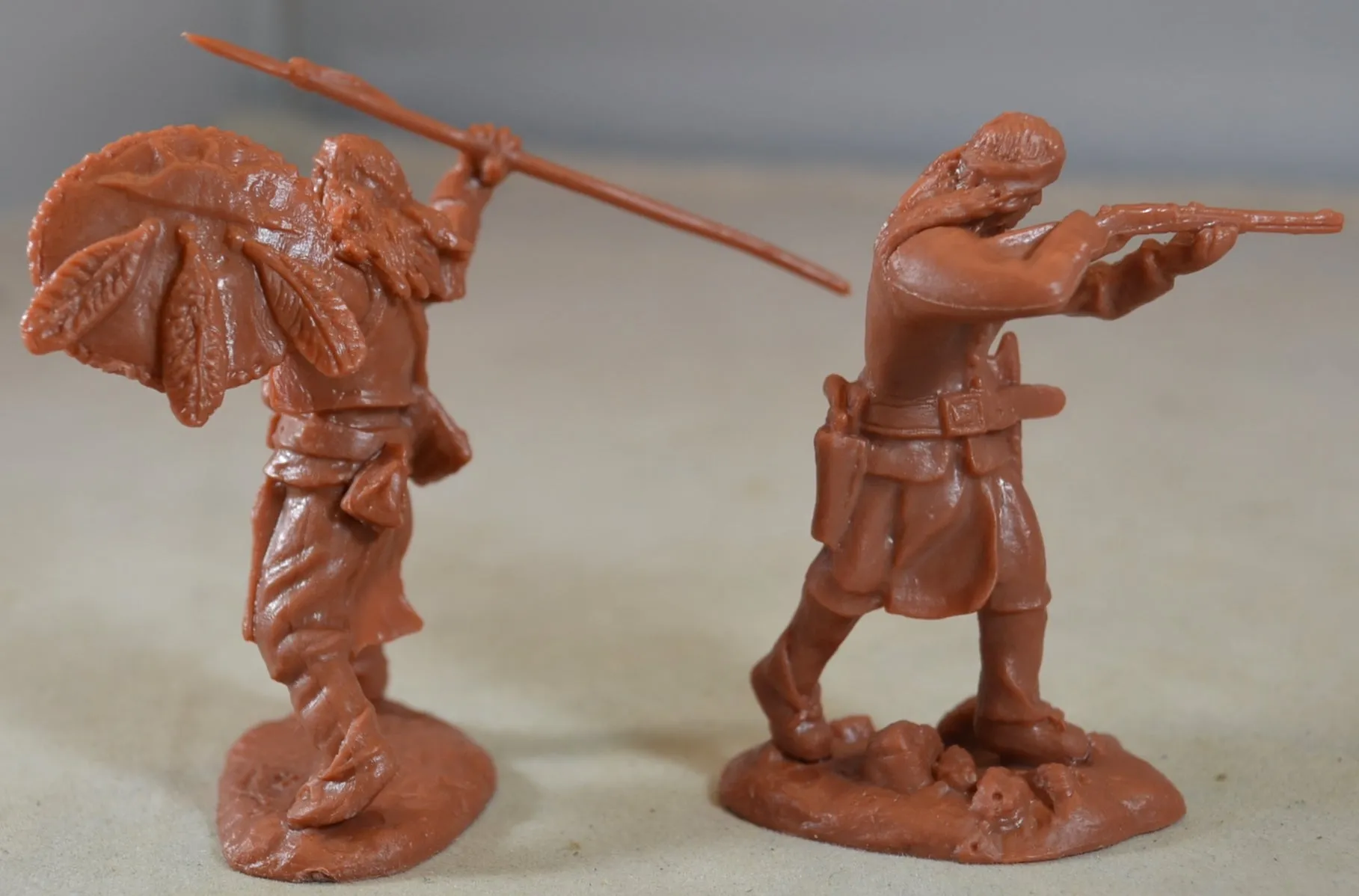 Paragon Apache Indian Warriors Set 2 Red Brown
