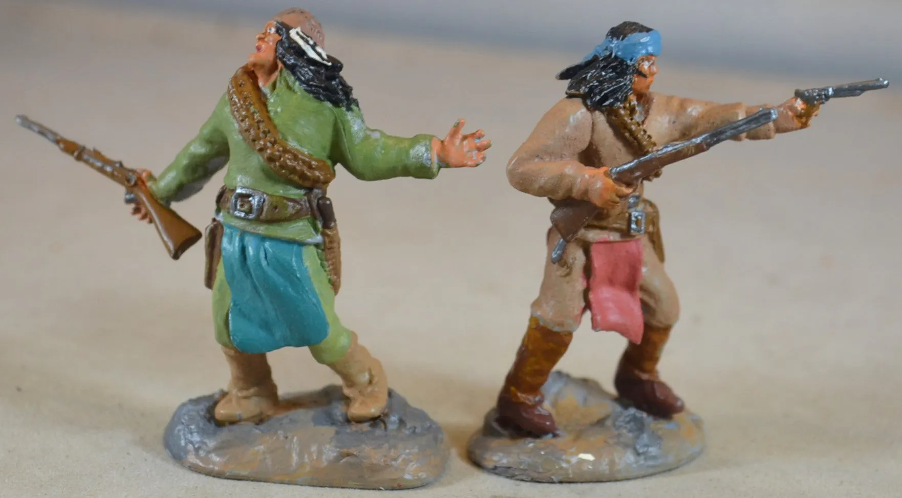 Paragon Painted Apache Indian Warriors Set 1 6 Piece Set Geronimo