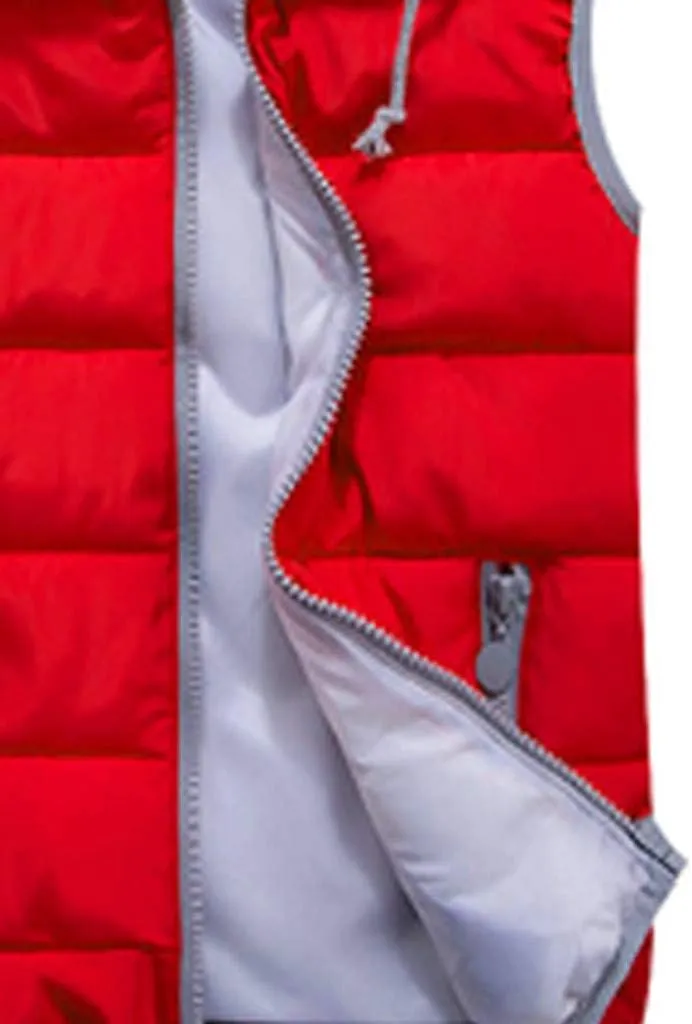 Puffer Vest Women with Hood Quilted Vest Lightweight Zip Up Padded Down Vests Sleeveless Winter Puffer Jacket Gilet Outerwear