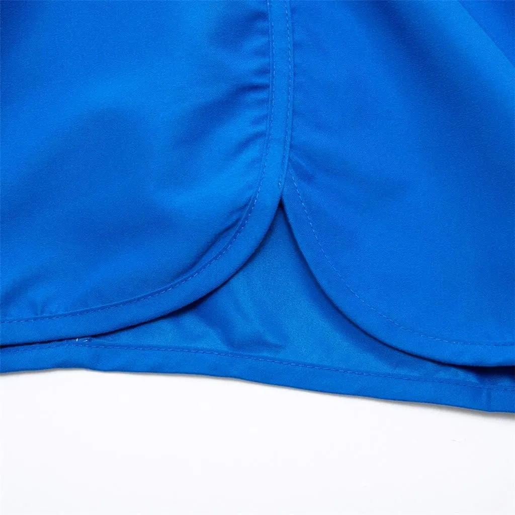 Summer Trousers Surfing Splicing Spring and Swimming and Beach Shorts Men's Board Shorts Tan Shorts Denim