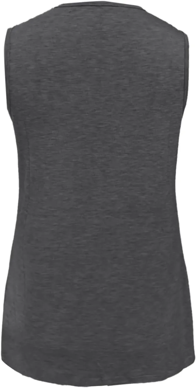 Tank Top for Women Summer V Neck T Shirt Trendy Sleeveless Basic Tee Shirts Loose Fit 2025 Vacation