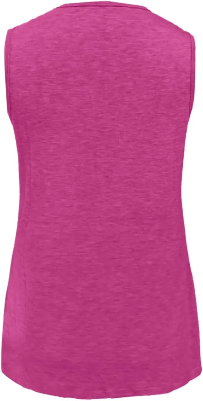 Tank Top for Women Summer V Neck T Shirts Casual Sleeveless Basic Tshirts Loose Beach Fashion Vacation Outfits