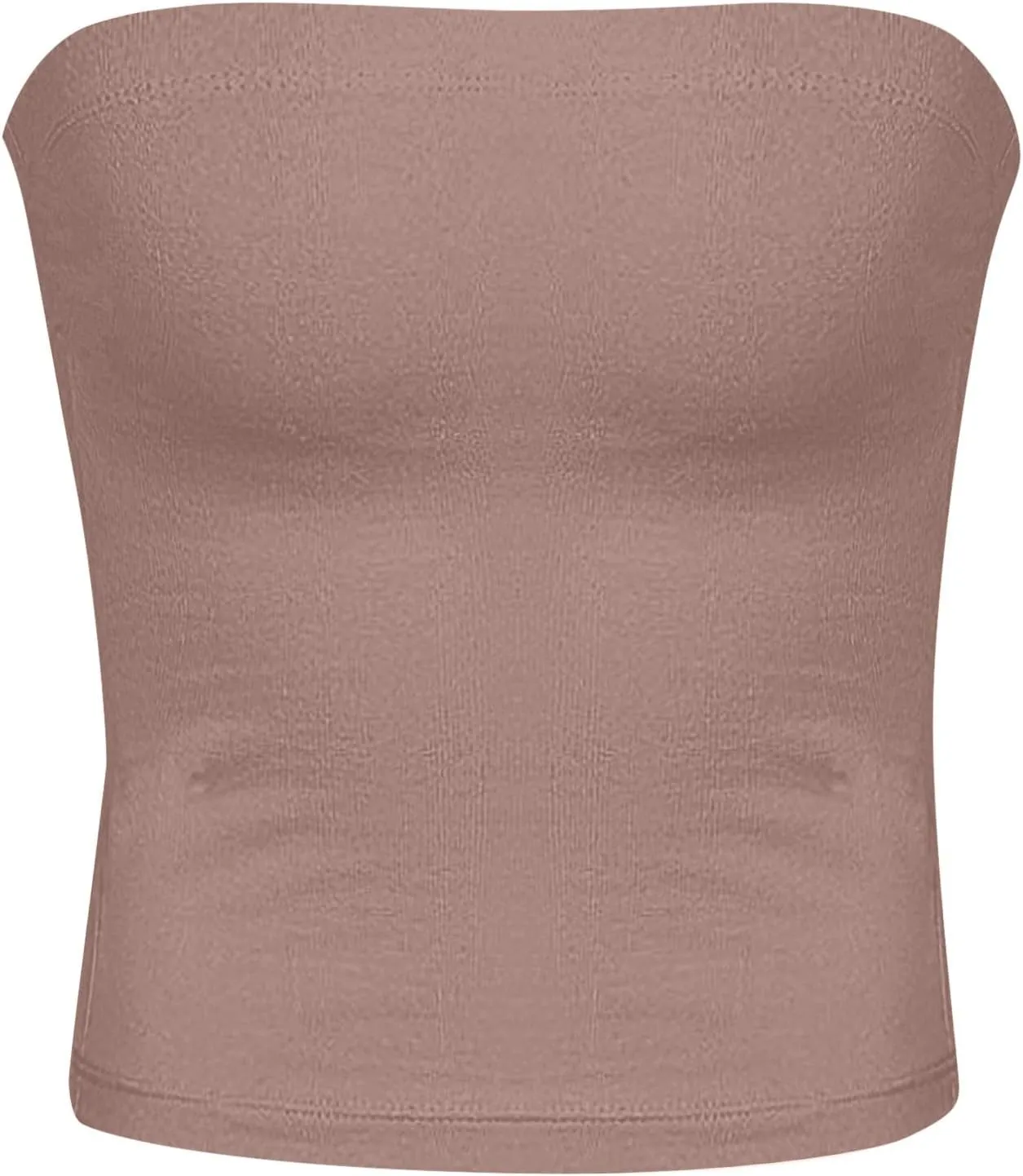Tube Top for Women Strapless Sleeveless Crop Tops Going Out Party Y2K Bandeau Shirts 2025 Summer Clothes