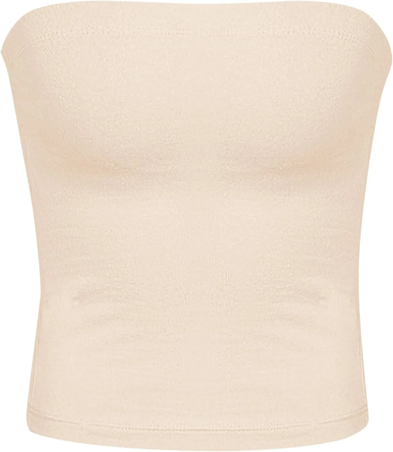 Tube Top for Women Strapless Sleeveless Crop Tops Going Out Party Y2K Bandeau Shirts 2025 Summer Clothes