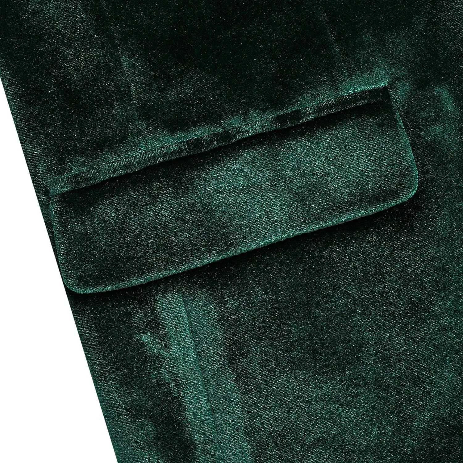 TURETRENDY Men's Velvet Blazer One Button Solid Wedding Tuxedo Slim Fit Luxury Velour Suit Jacket for Dinner,Prom,Party