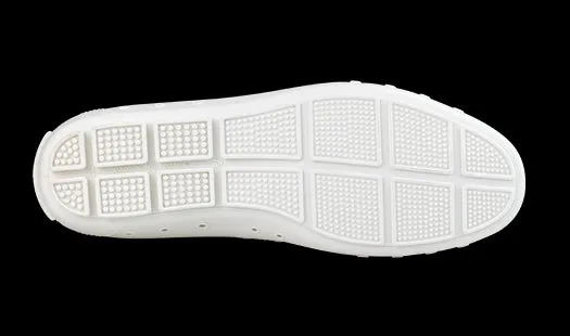 WOCK PROFESSIONAL SHOES-LEA Moccasins White for Spa, Wellness, Dental, Nurse. Medical - STYLEMONARCHY
