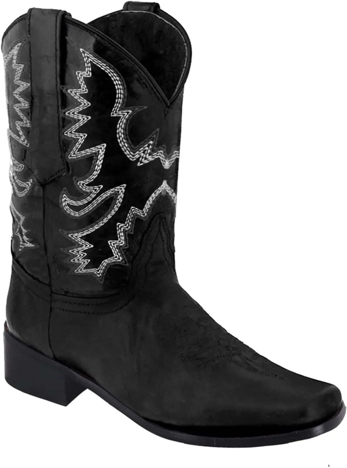 Women Cowboy Boots Wide Calf Cowgirl Boots Low Heel Boots Western Cowboy Boots Embroidered Pointed Toe Cowgirl Boot