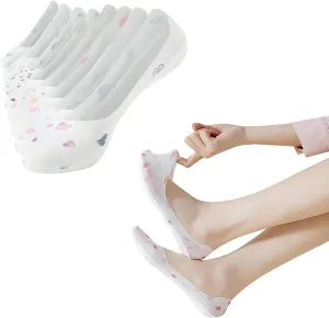 Women No Show Socks Ultra Low Cut Liner Ice Feeling socks Nonslip Liner Invisible Hidden Thin boat Socks