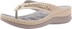 Women Sandals Orthopedic Orthopedic Womens Size 11 Sandals Arch Support Walking Sandals Orthopedic Women's Summer Sandals Casual Comfortable Flip Flops Beach Shoes Womens Orthopedic Dress Shoes Wide