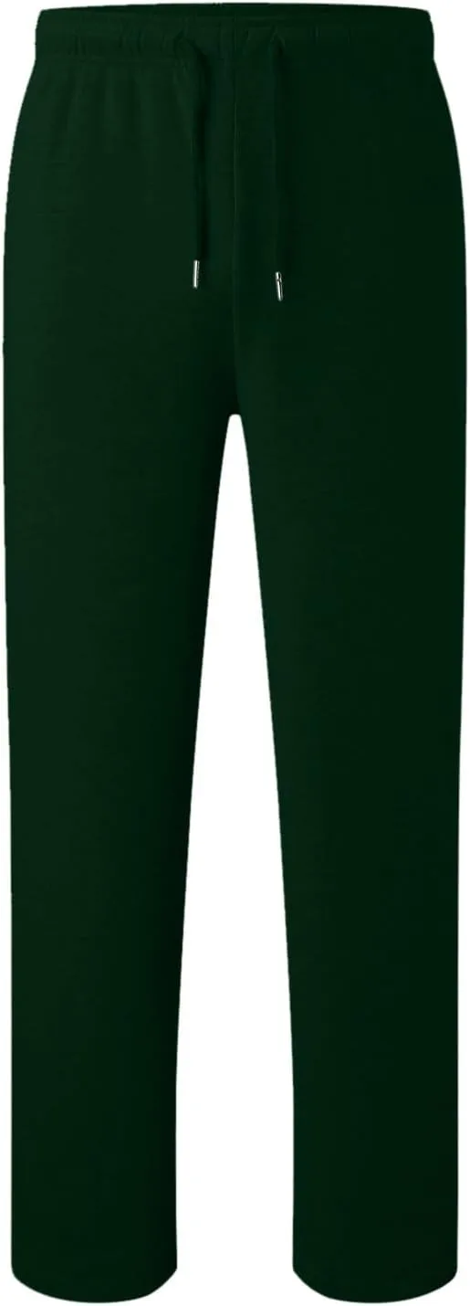Womens Sweatpants High Waist Baggy Lounge Pants Fleece Lined Wide Leg Drawstring Athletic Joggers with Pockets