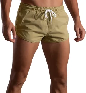 Workout Shorts for Men Mens Summer Solid Color Pants Elastic Band Loose Quick Dry Casual Sports Running Shorts