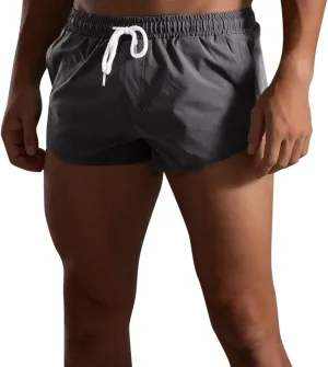 Workout Shorts for Men Mens Summer Solid Color Pants Elastic Band Loose Quick Dry Casual Sports Running Shorts