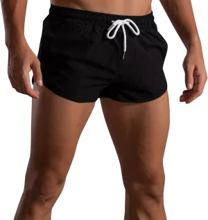 Workout Shorts for Men Mens Summer Solid Color Pants Elastic Band Loose Quick Dry Casual Sports Running Shorts